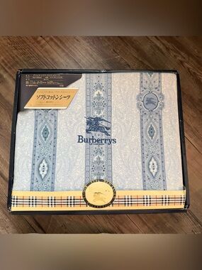 Burberrys Blue Paisley Bedding sheet set
